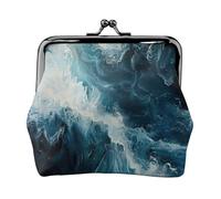 Within The Tides - Monedero compacto con cierre de beso para mujer, con cremallera, para viajes, compras, regalo