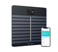 Withings Body Cardio: báscula inteligente con Wi-Fi con análisis de composición corporal, monitoreo de la salud cardíaca, edad vascular, IMC, grasa, masa muscular y ósea,% de agua - Negro
