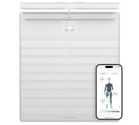 WITHINGS Body Scan - Báscula WiFi conectada para mejorar tu salud, báscula personal BIA, análisis de composición corporal, grasa corporal, masa muscular, porcentaje de agua, electrocardiograma, color
