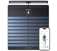 Withings Body Scan, BIA Segmentaria, ECG, Wifi & Bluetooth, Negro | ECG de 6 canales con detección de FA, análisis segmentario, edad vascular, Wifi & Bluetooth, iOS & Google Health