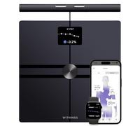 Withings BodyFit | Báscula Corporal 8 Electrodos, 40+ Métricas | Báscula Inteligente, Evaluación Metabólica y Cardiovascular Avanzada, Asa Integrada, Análisis 6 Zonas, Edad Vascular, Wi-Fi