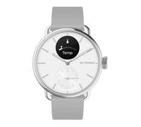 Withings ScanWatch 2, Smartwatch Híbrido, ECG, 38mm, Blanco | ECG con detección de FA, puntuación del sueño, 40+ actividades detectadas, SpO2, seguimiento del ciclo menstrual