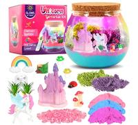 Withosent DIY Unicornio Luz Nocturna Infantil, Lampara para Niña Manualidades con Control Remoto, Kit Luminoso de Manualidades para Niños de 3 4 5 6 7 8 Años