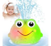 Withosent Juguetes Baño Bebe, Rana LED Juguetes Bañera Niños, Inducción Automático Aspersor Regadera Baño, Recargable Juguete Bañera Niños y Niñas para 1-6 Año