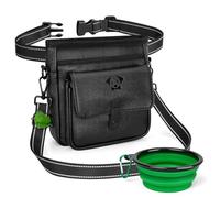 Witnewrage Bolsa para golosinas para perros, bolsa de comida impermeable para entrenamiento de perros, bolsa para golosinas para perros con bolsillo interior extraíble, bolsa para perros con