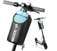 Witnewrage Bolsa Patinete Electrico,Bolsa de Scooter Eléctrica con Portabidón, 2L Bolsa Manillar Scooter Eléctrico con Soporte para Teléfono Móvil, Mochila Patinete Eléctrico Accesorios Scooter