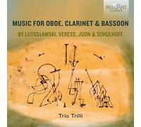 Music for Oboe, Clarinet & Bassoon by Lutoslawski, Veress, Juon & Schulhoff