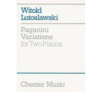 Witold lutoslawski: paganini variations for two pianos