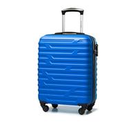 WITTCHEN A-Line II Valigia da Cabina a Mano bagaglio Trolley Valigia da viaggio da imbarco rigida in ABS di Alta qualità e Robusta Blue Ryanair/Vueling/Iberia Express/Air Europa