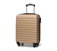 WITTCHEN A-Line II Valigia da Cabina Valigia a Mano bagaglio a Mano Trolley Valigia da viaggio Valigia da imbarco Valigia rigida in ABS di Alta qualità e Robusta Oro