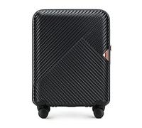 WITTCHEN Cabin Trolley Maleta de Mano Trolley Pequeño Policarbonato Durable con 4 ruedas cerradura de combinación TSA Estilo GL negro