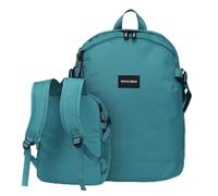 WITTCHEN City | mochila compacta de avión | impermeable | equipaje de mano | bolso urbano | mochila de trabajo | correas de hombro ajustables | poliéster | 37 × 28 × 12 cm | color: turquesa