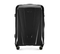 WITTCHEN Maleta de Viaje, Equipaje de Mano, Equipaje de Cabina, Maleta rígida de policarbonato, con 4 Ruedas gemelas, Cerradura de combinación, Mango telescópico Explorer Line, Negro, Großer koffer