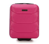 WITTCHEN Maleta de Viaje Equipaje de Mano Maleta de Cabina Maleta de ABS con 2 Ruedas Cerradura de combinación Asa telescópica Travel Line Tamaño S Rosa