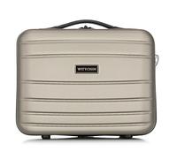 WITTCHEN Necessaire da viaggio Custodia per cosmetici Valigia da viaggio Bagaglio a Mano Valigia Cabina Valigia in ABS Borsa da Toilette Rigido champán