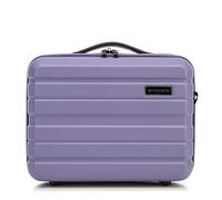 WITTCHEN Necessaire da viaggio Custodia per cosmetici Valigia da viaggio Bagaglio a Mano Valigia Cabina Valigia in ABS Borsa da Toilette Rigido Comodo Line Viola