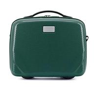WITTCHEN PC Ultra Light Bolso de Cosméticos Estuche cosmético Bolso de tocador Neceser Fabricado en Policarbonato Manejar Correa elástica para el Hombro Talla XS Verde