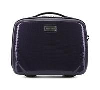 WITTCHEN PC Ultra Light Bolso de Cosméticos Estuche cosmético Bolso de tocador Neceser Fabricado en Policarbonato Manejar Correa elástica para el Hombro Talla XS Azul Oscuro