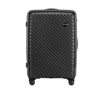 WITTCHEN Raya Line Maleta Mediana Equipaje de Viaje Ligero Maleta rígida Polipropileno Cerradura de combinación asa telescópica 4 Ruedas Dobles 360° Talla L Negro