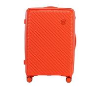 WITTCHEN Raya Line Maleta Mediana Equipaje de Viaje Ligero Maleta rígida Polipropileno Cerradura de combinación asa telescópica 4 Ruedas Dobles 360° Talla L Rojo