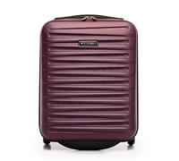 WITTCHEN Skyspeed Line Maleta de Cabina Libre a Bordo Equipaje de Cabina Maleta pequeña Maleta rígida ABS asa telescópica 2 Ruedas Pata Inferior Granate Ryanair/Vueling/Iberia/easyJet