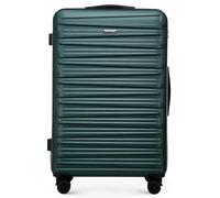 WITTCHEN Skyspeed Line Maleta Grande Maleta rígida ABS Maleta Grande Trolley Trolley para facturación Maleta de Viaje Cerradura de combinación Asa telescópica 4 Ruedas Verde Ryanair/Vueling/Iberia