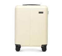 WITTCHEN Stripes Line Maleta de Cabina 55 × 39 × 20 cm (M), 36l, Carcasa rígida ABS, 4 Ruedas giratorias 360° y candado de combinación | Mala de viagem cabine - Ryanair/Vueling/Iberia - Color: Crema