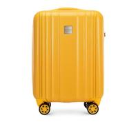 WITTCHEN ULTIMO Line | 55x39x20 cm | Equipaje de Cabina Maleta pequeña de Mano | Equipaje Ligero Policarbonato Cerradura TSA Asa telescópica 4 Ruedas giratorias | Asa de Transporte | Amarillo