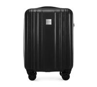 WITTCHEN ULTIMO Line | 55x39x20 cm | Equipaje de Cabina Maleta pequeña de Mano | Equipaje Ligero Policarbonato Cerradura TSA Asa telescópica 4 Ruedas giratorias | Asa de Transporte | Negro