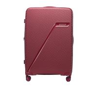 WITTCHEN Win Line Maleta Grande Equipaje de Viaje Ligero Maleta rígida Polipropileno Cerradura de combinación asa telescópica 4 Ruedas Dobles 360° Talla XL Burdeos
