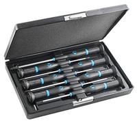 WITTE 89322 - Juego destornilladores WITTRON estuche plástico antichoque - 7 piezas