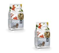 Witte Molen PUUR Chinchillas & Degus | Paquete Doble | 2 x 500 g | Alimento para Chinchillas y degús sin aditivos Artificiales | con proteínas Animales prebióticos