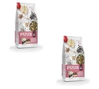 Witte Molen PUUR Dwarf Hamsters & Friends | Paquete Doble | 2 x 400 g | Comida para Ratones y Hámsters Enanos sin Aditivos Artificiales | con Proteínas Animales Prebióticos