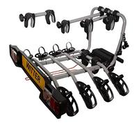 Witter ZX304EU Portabicicletas con Abrazadera para Enganches; para 4 Bicicletas; Carga 60 kg; Panel Luminoso con Enchufes de 13-Pines