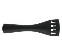 Wittner 265131 Cordal Contrabajo Ultra 1/2 - plástico de alta tecnología - ultraligero - forma de tulipán - con cordón de acero inoxidable - negro