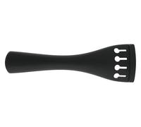 Wittner 265141 Cordal Contrabajo Ultra 1/4 - plástico de alta tecnología - ultraligero - forma de tulipán - con cordón de acero inoxidable - negro