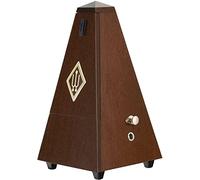 Wittner 903810 Metrónomo Piramidal cuerpo de madera color marrón nuez brillante