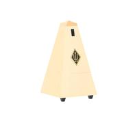 Wittner Metrónomo Taktell Forma de Pirámide Sistema Maelzel Serie 800 - Carcasa de madera maciza - Sin campana - Arce natural mate - Mecánico para dar cuerda - No se requieren baterías