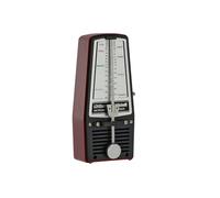 Wittner Metrónomo Taktell Junior Serie 820 - Carcasa de plástico - Sin campana - Rojo rubí - Mecánico con cuerda - No se requieren baterías - Hecho en Alemania