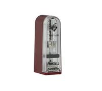 Wittner Metrónomo Taktell Piccolino Serie 890 - Carcasa de plástico - Sin campana - Rojo rubí - Mecánico con cuerda - No se requieren baterías - Hecho en Alemania