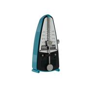 Wittner Metrónomo Taktell Piccolo Serie 830 - Carcasa de plástico - Sin campana - Turquesa - Mecánico con cuerda - No se requieren baterías - Hecho en Alemania