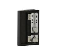 Wittner Metrónomo Taktell Super-Mini Serie 880.2 - Carcasa de madera maciza - Sin campana - Negro mate - Mecánico con cuerda - No se requieren baterías - Hecho en Alemania