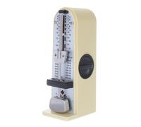 Wittner Metrónomo Taktell Piccolino Serie 890 - Carcasa de plástico - Sin campana - Marfil - Mecánico con cuerda - No se requieren baterías - Hecho en Alemania