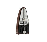 Wittner Metrónomo Taktell Piccolo Serie 830 - Carcasa de plástico - Sin campana - Marrón caoba - Mecánico con cuerda - No se requieren baterías - Hecho en Alemania