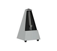 Wittner Taktell Pirámide Metrónomo en la carcasa plástico con Bell Luz de plata mate