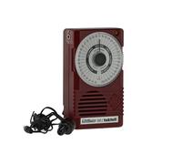 Wittner Taktell® Quartz QM 2 Series 861 - Caja de plástico rojo rubí - 40-208 pulsaciones/minuto - 39 posiciones de tempo - Con afinación de concierto a1 = 440 Hz - Incluye pila (9 voltios)
