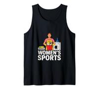 Witty Support Mujeres Deportes Diciendo Divertido Sarcástico Camiseta sin Mangas