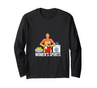 Witty Support Mujeres Deportes Diciendo Divertido Sarcástico Manga Larga