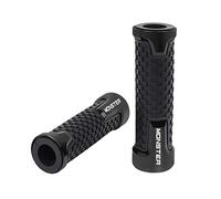 WITTYL Agarre para Ducati M900 M 900 Monster 821 400 600 620 695 696 796 797 750 Motocicleta 22mm Manillar De Motocicleta Universal Empuñadura De Barra De Mano Cubierta del Manillar(Black)