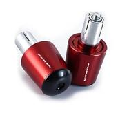WITTYL Motocicleta para Honda Forza 125 250 300 350 750 2022 2023 Accesorios De Motocicleta CNC Manillar Puños De Manillar Tapa Tapones De Extremo De Manillar Tapa Extremo del Mango(Red)